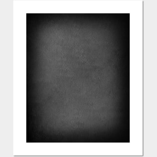 black gradient grunge textured background Posters and Art